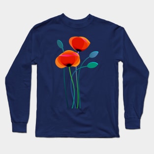 Poppy flowers Long Sleeve T-Shirt